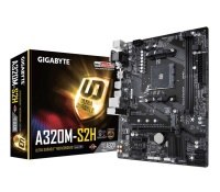 Gigabyte A320M-S2H AMD A320 AM4 DDR4 3200Mhz(OC) DVI HDMI Gaming Anakart - 1